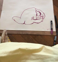 Paint pen on paper